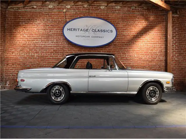 1971 mercedes benz 280se, silver with 21967 miles available now!