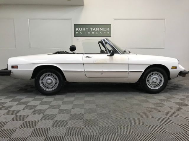 1977 alfa romeo spyder veloce 2000. running california car for easy improvement