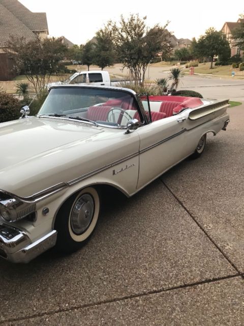 1957 mercury montclair convertible with factory turnpike cruiser motor 57 1958