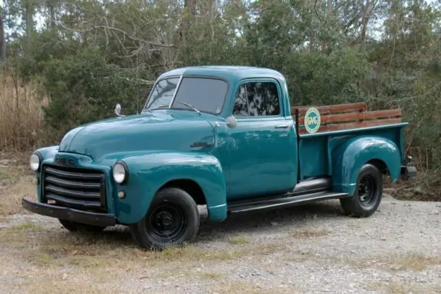 1952 gmc 3100 turquoise pickup truck 231 buick v6 350 trans,ps,pb