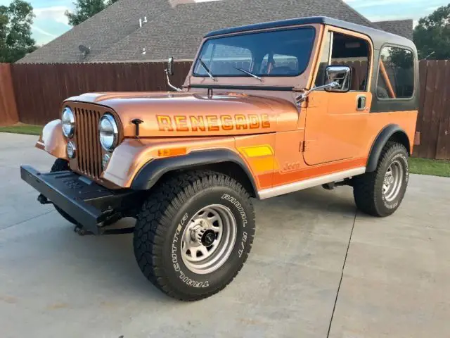 1984 jeep cj-7 renegade, amc 258, 5 spd, 66k original miles, rare paint
