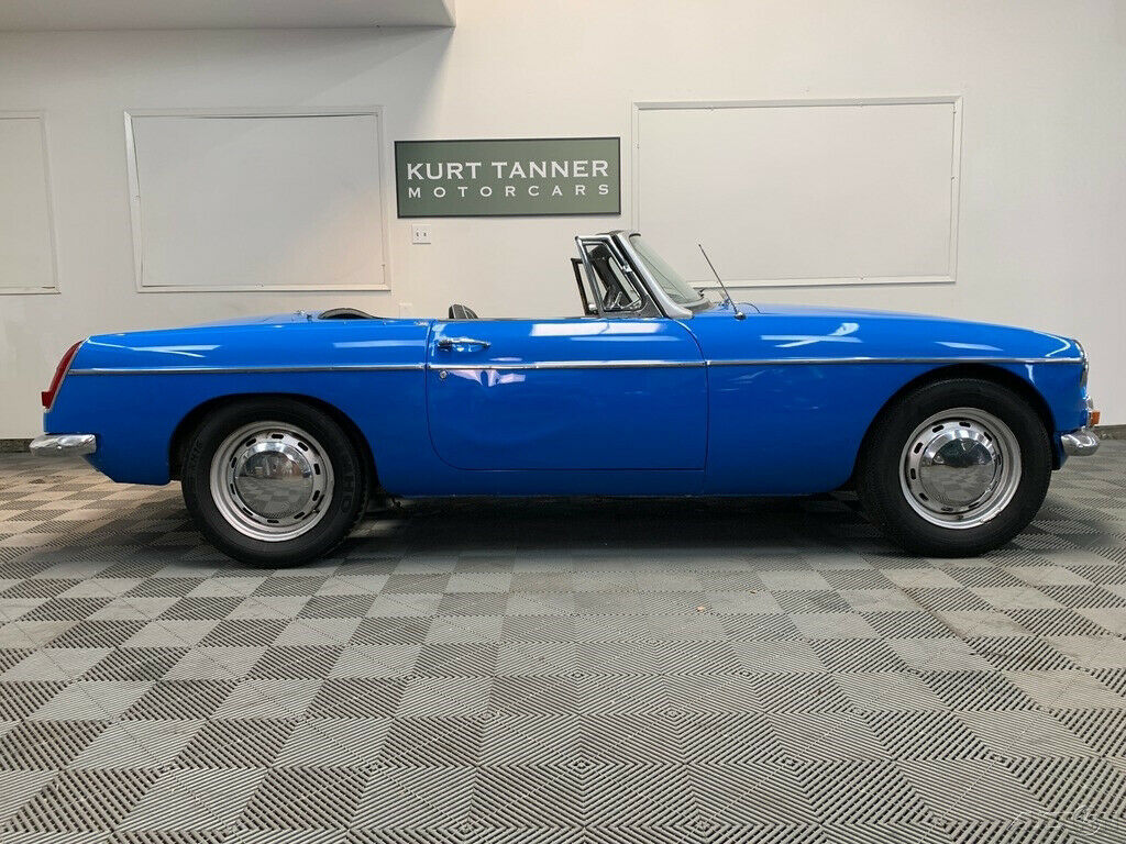 1969 mgc roadster. blue with black. decent, complete car for improvement