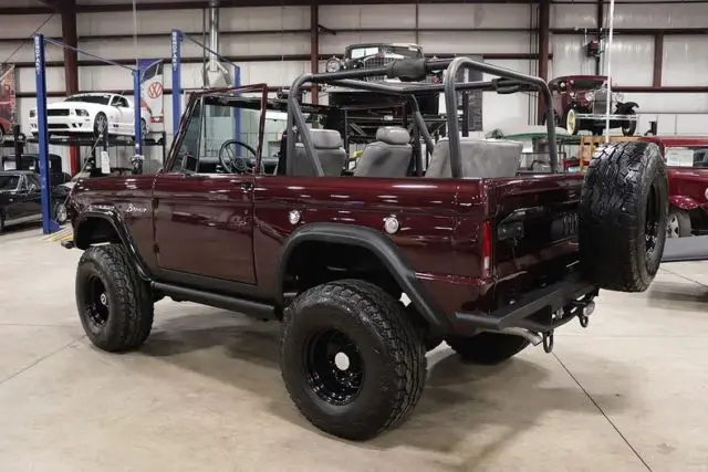 1971 ford bronco 35331 miles burgundy pickup truck v8 manual
