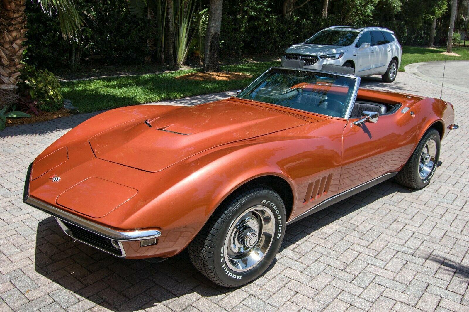 1968 chevrolet corvette convertible bronze exterior color