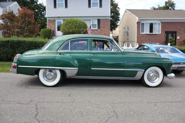 1948 cadillac 62 series 4d auto green beautifully restored