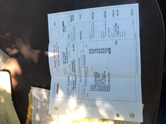 1966 c10 truck , original sale slip , almost all original ,hard find like this !