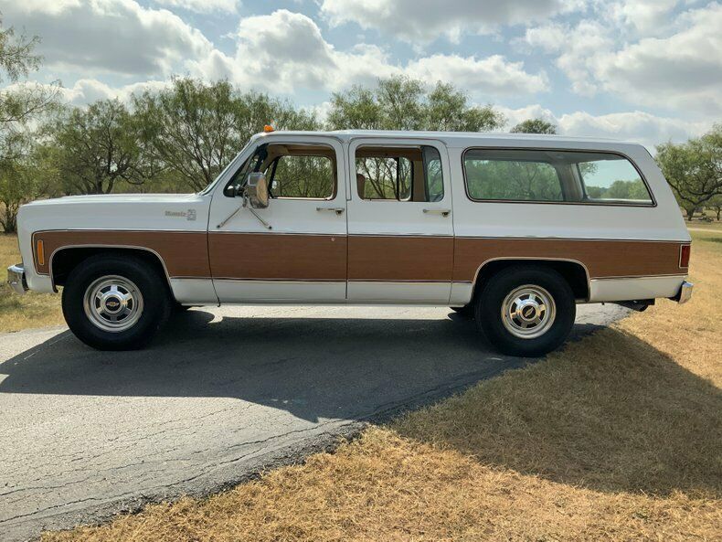 1978 chevrolet suburban silverado 84728 miles white suv 454 v8 turbo 400 automat