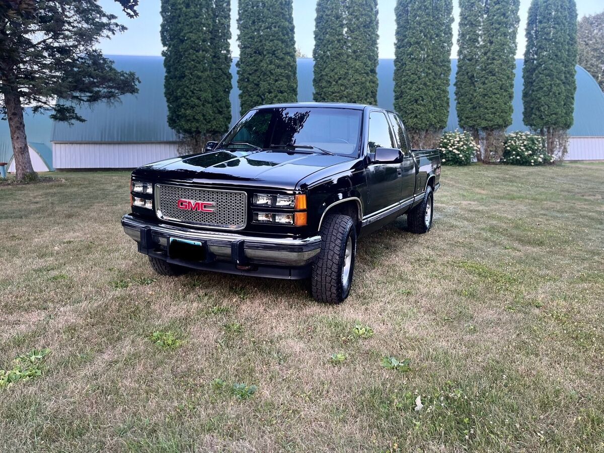 1994 gmc sierra pickup black 4wd automatic k1500
