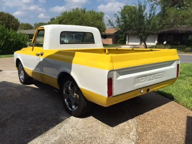 1968 not 1967 1969 or 1970 or 1971 bright yellow, 2dr short bed