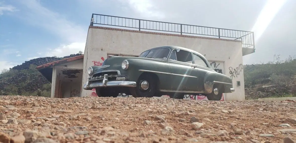 1952 chevrolet deluxe green rwd automatic deluxe