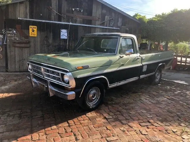 1971 ford f100 custom sport 360 v8 rebuilt c6 transmission