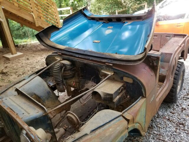 1958 willys cj-5 rolling chassis