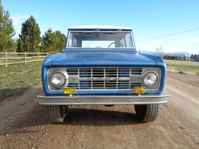 1968 ford bronco sport 4x4 factory 289 western high desert ranger xlt explorer