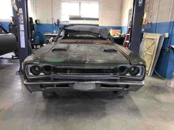 1969 dodge coronet green rwd manual rt