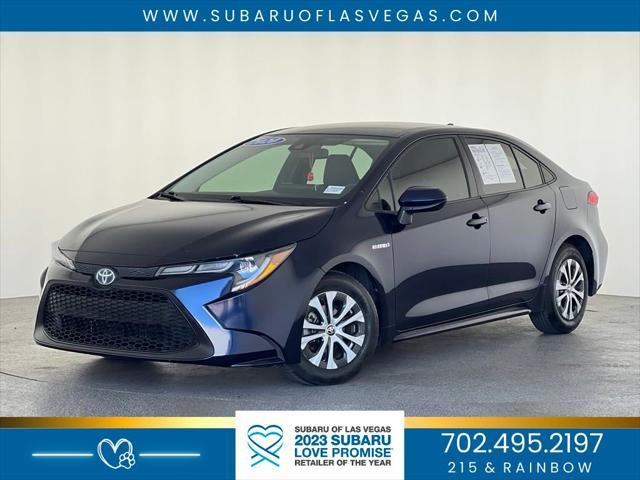 2020 toyota corolla hybrid le