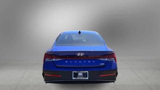 2024 hyundai elantra hybrid blue