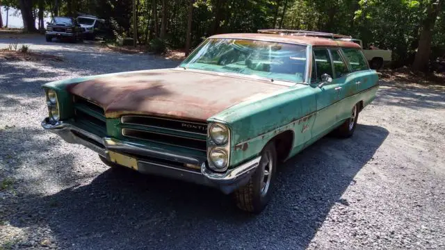 rare '66 catalina station wagon. super solid, very nice interior. perfect floors