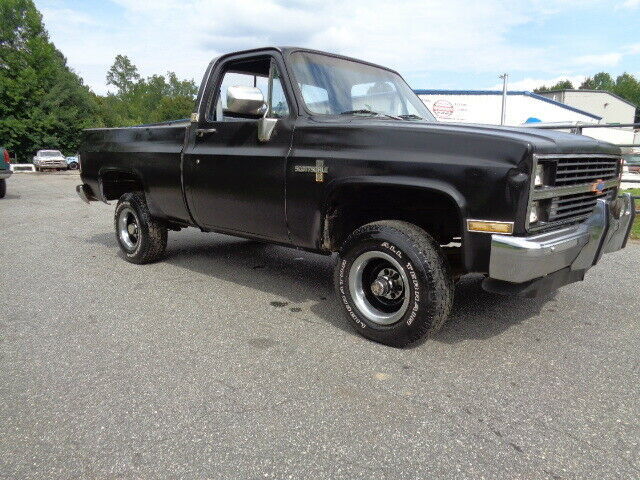 1983 chevrolet pickup 4x4 cheyenne / scottsdale short bed 350 auto project