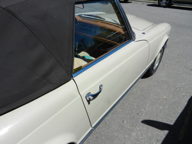 1969 mercedes benz 280sl - rare euro 4 speed model
