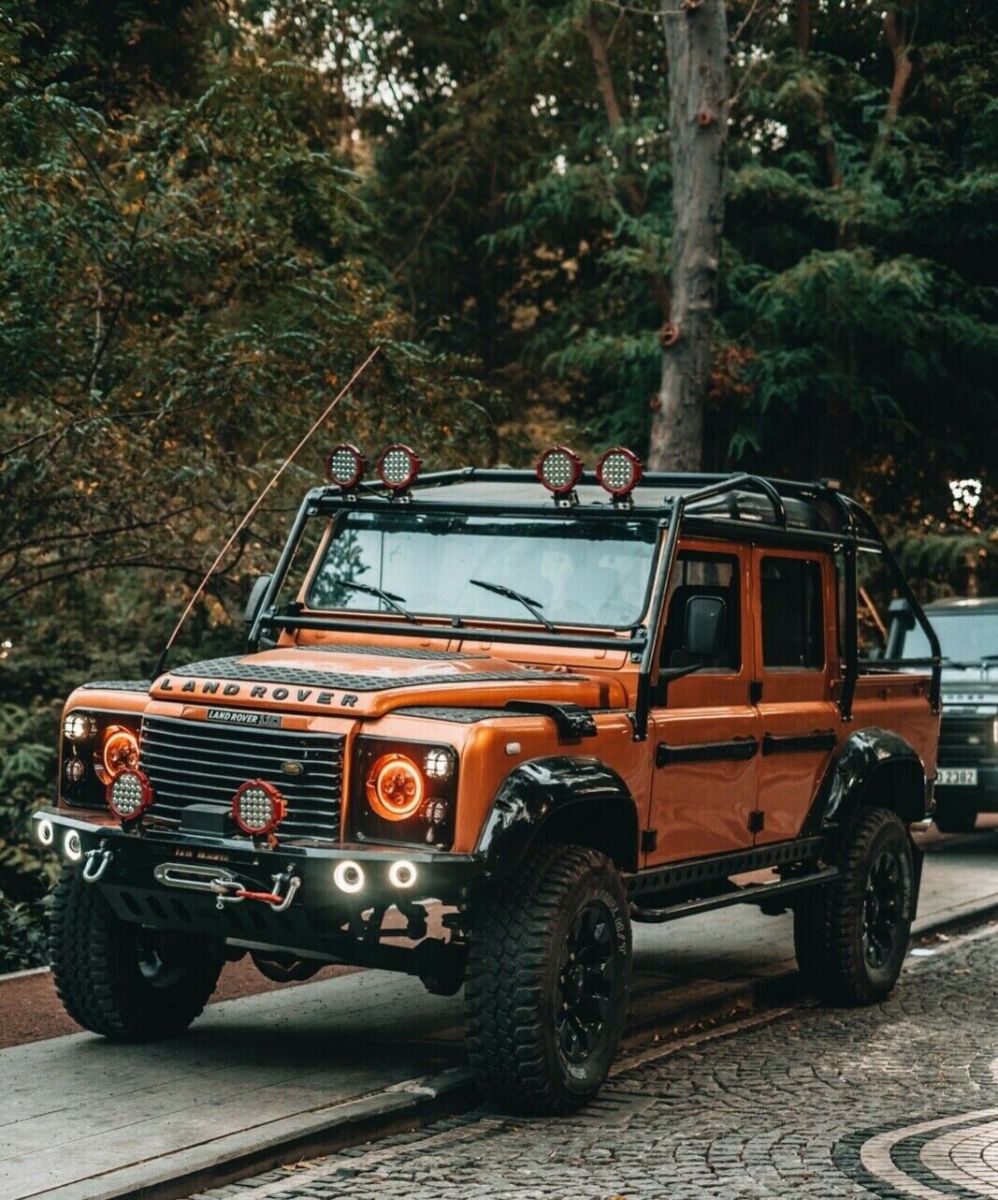1987 land rover defender 110 double cab v8 5 speed custom built miami florida