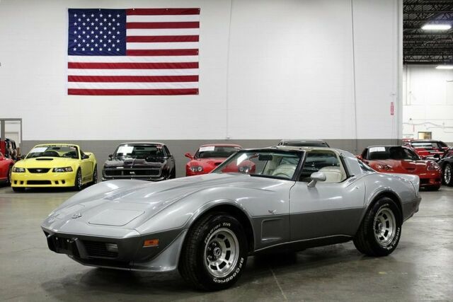 1978 chevrolet corvette 41032 miles silver coupe 350cid v8 automatic