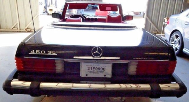 1979 mercedes benz 450 sl 450sl showroom quality! new leather interior!