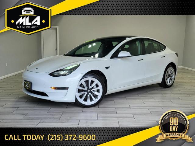 2022 tesla model 3 standard range plus