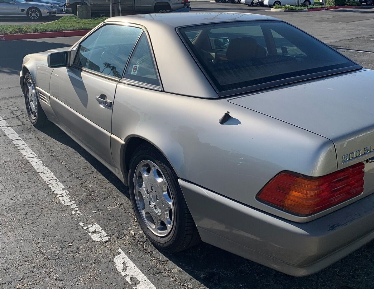 1992 mercedes-benz 500 sl base convertible 2-door with hard top