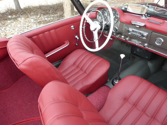 1960 mercedes-benz 190sl. fresh rotisserie restoration
