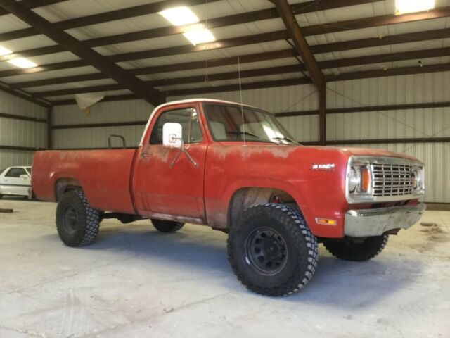 1978 dodge diesel power , power wagon
