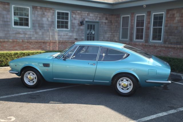 1969 fiat dino 2000 blue 2-door coupe