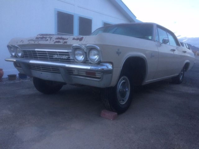 1965 chevrolet caprice fact. a/c hi perf. 327 4 bbl. p/glide 12 bolt diff