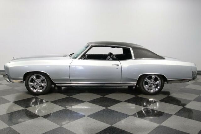 classic vintage restored chrome silver black stripe bbc chevy flowmaster 12 bolt