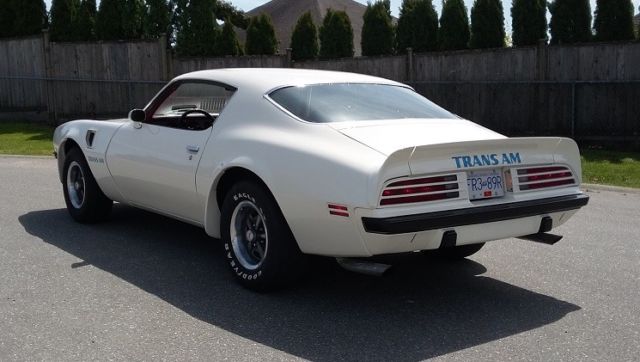 1974 pontiac trans am sports coupe. matching #'s phs and canadian documentation!