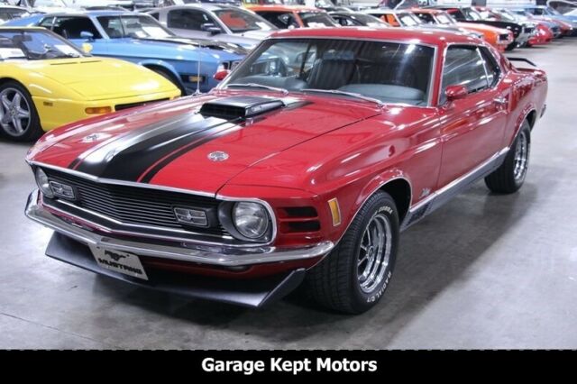 1970 ford mustang mach 1 red coupe 351ci/300hp 4v 48 89263 miles