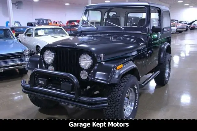 1977 jeep cj-7 black suv 304ci 8-cylinder 2831 miles