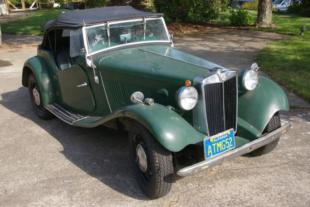 1952 mgtd - volvo-engined