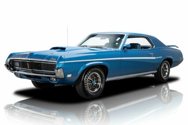 1969 mercury cougar eliminator bright blue metallic hardtop 428 cobra jet v8 3 s