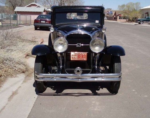 1930 buick business coupe v8 gasoline 3-speed manual restored interior & top az
