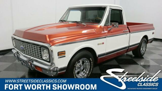 restored classic chevy pickup, 350 v8, auto, overdrive, a/c, copper