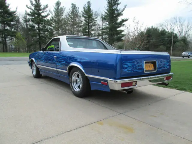 1985 chevrolet el camino custom muscle cruise night super charger rod must see