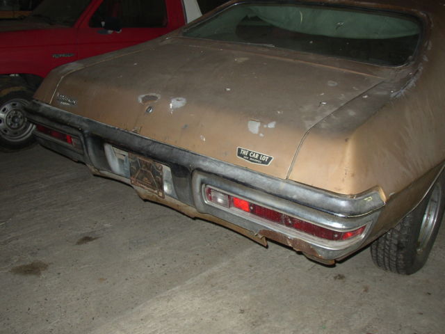 1970 pontiac gto rolling body-original phs documents 400 auto-air posi