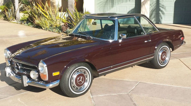 1971 mercedes benz 280 sl roadster restored superb rare classic $79,998