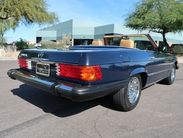 2-tops chrome wheels arizona car blue 380sl 1981 1982 1983 1984 1986 560sl 1987