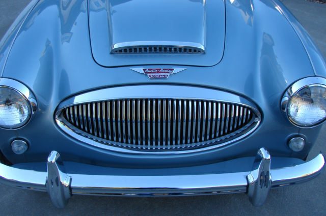 1962 austin healy 3000 mark ii, complete concours tanner restoration. tri carb!