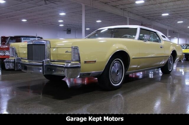 1974 lincoln continental mark iv pastel lime coupe 460 v8 109844 miles