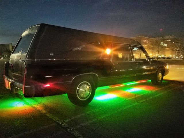 1989 cadillac fleetwood hearse 4.5l v8 s&s victoria