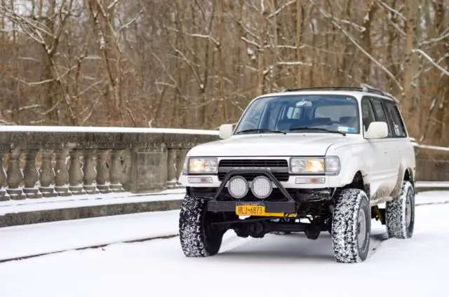 1992 fj80 toyota land cruiser - 3" ome man-a-fre lift
