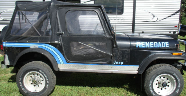 1986 jeep wrangler cj-7 renegade
