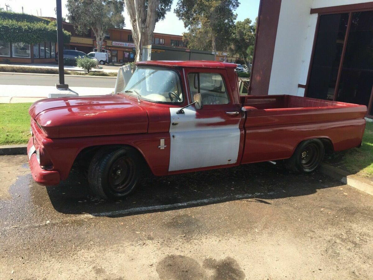 1963 chevrolet c20 pickup red rwd automatic